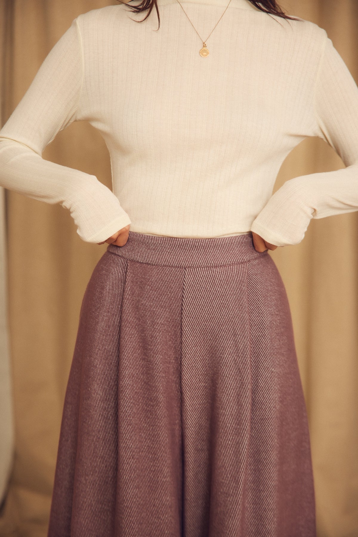 Cossac Organic Cotton Wide Trousers - Cocoa