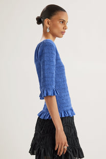 Merlette Apolline Top- Azure