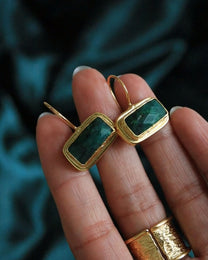 Noa Emerald Drop Earrings