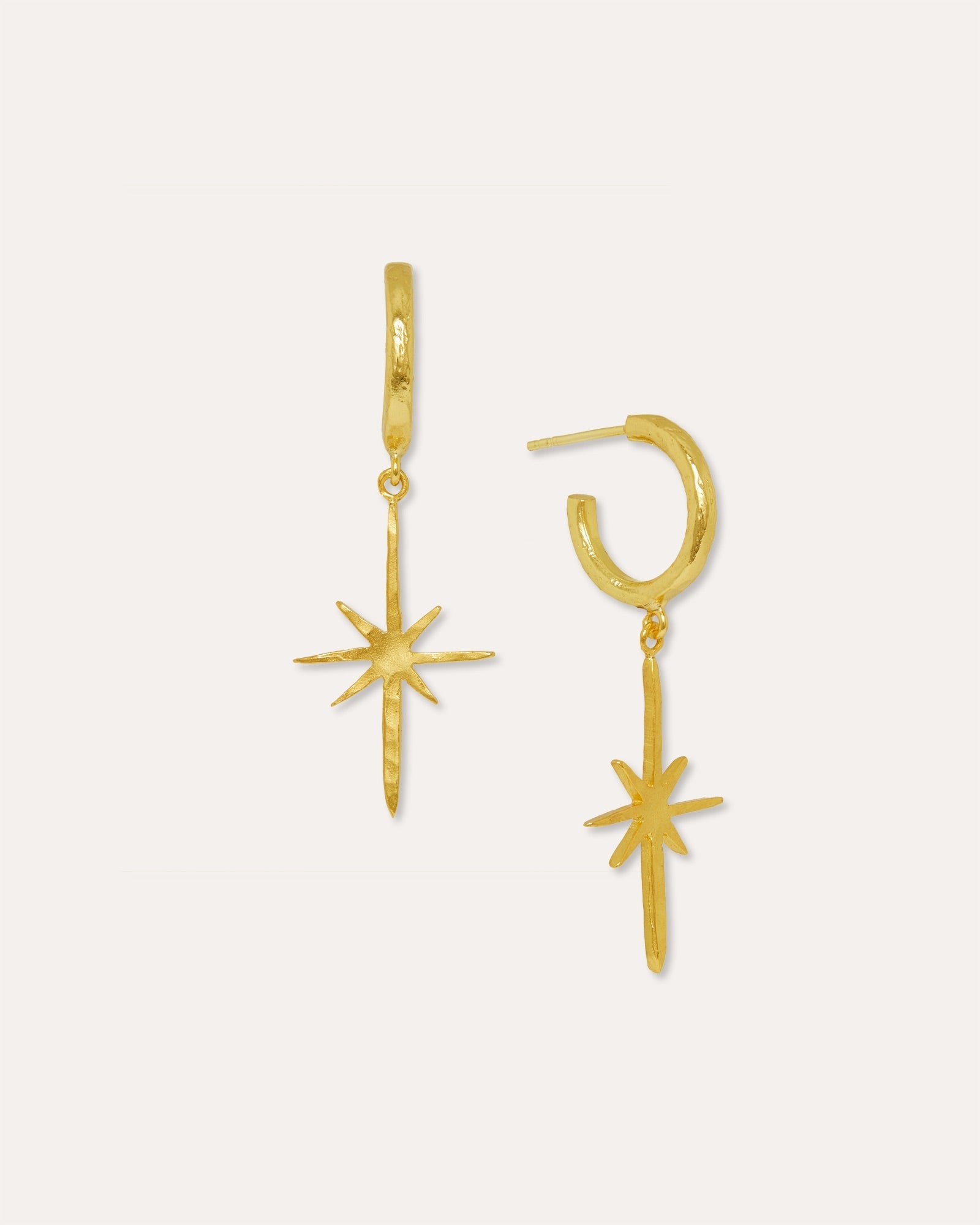 Northern Star Hoop Earrings
