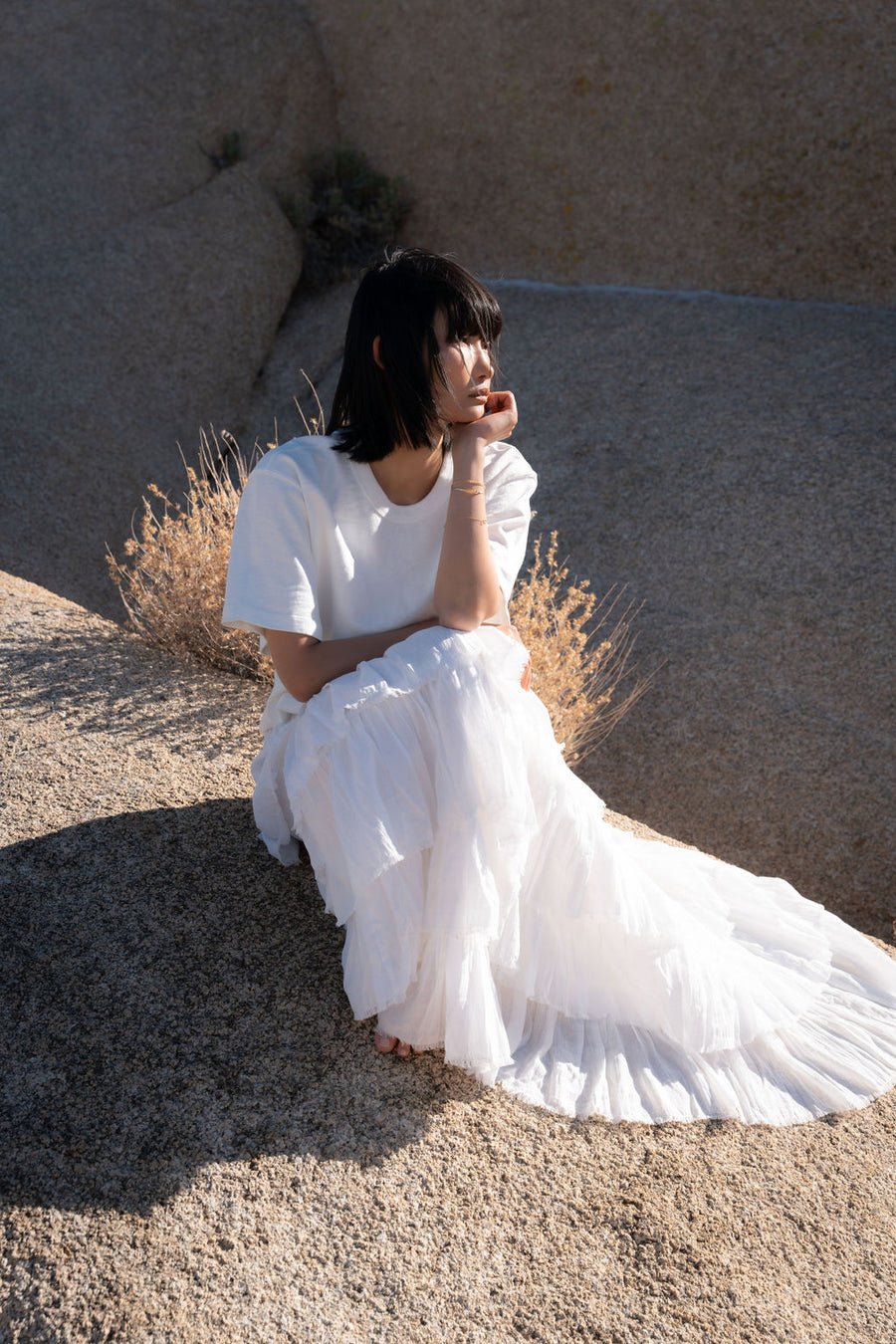 Untamed Soul Skirt- White
