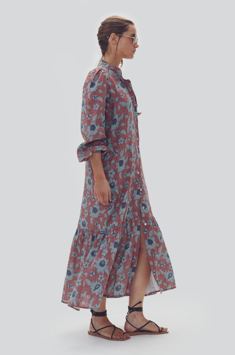 Meknes Linen Dress- Matilde