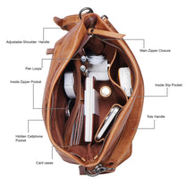 Latico Gretchen Leather Crossbody Bag- Cognac