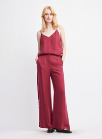 Molly Cupro Camisole- Cranberry