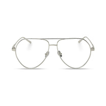 SAM - SILVER METAL/PINK LENS