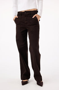 AMO EASY ARMY SLOUCH-  ESPRESSO