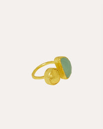 Mina Aqua Chalcedony Cocktail Ring