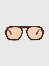 Elisa Johnson Jane - Deep Red Tortoise/ Maroon lens