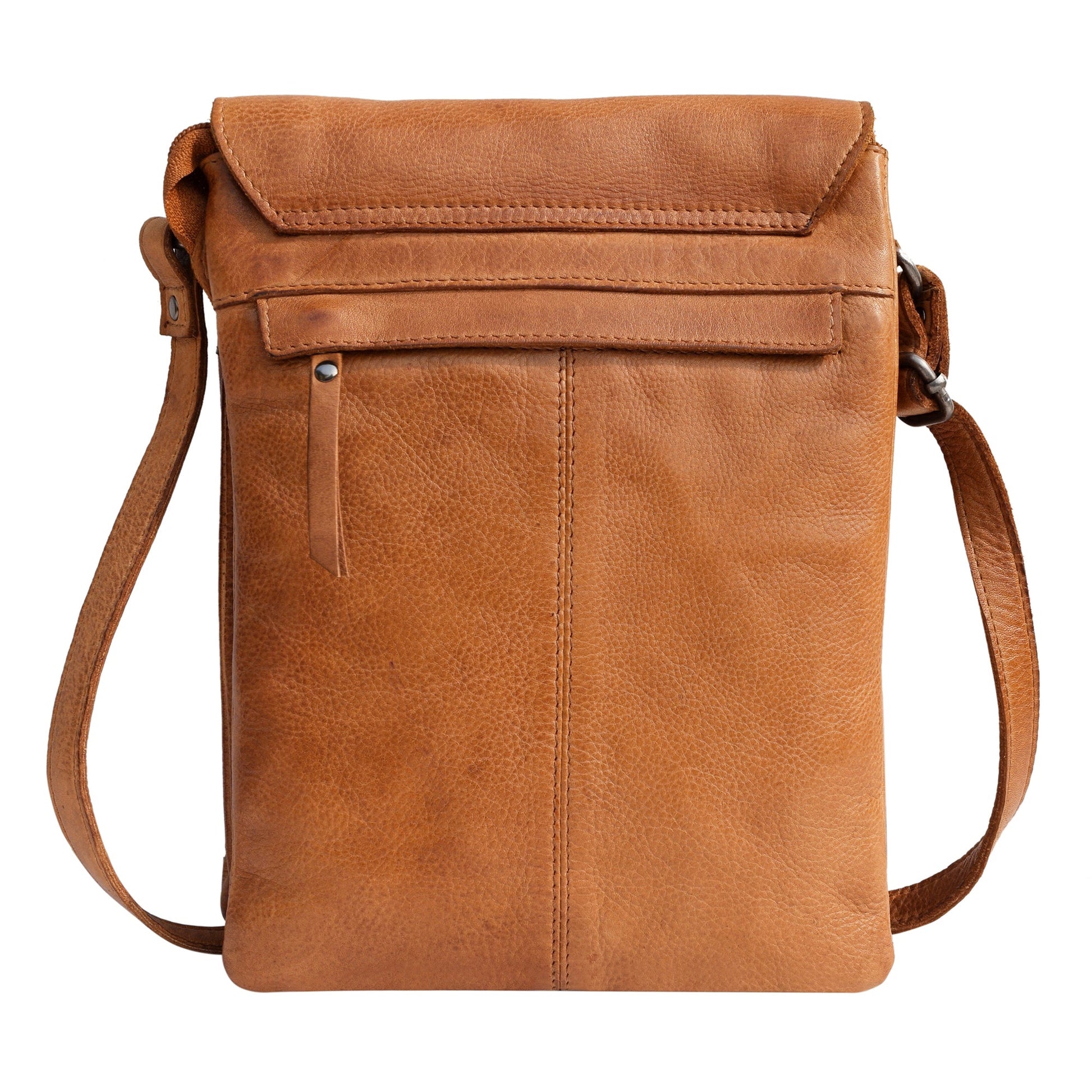 Latico Peck Leather Crossbody Bag- Black