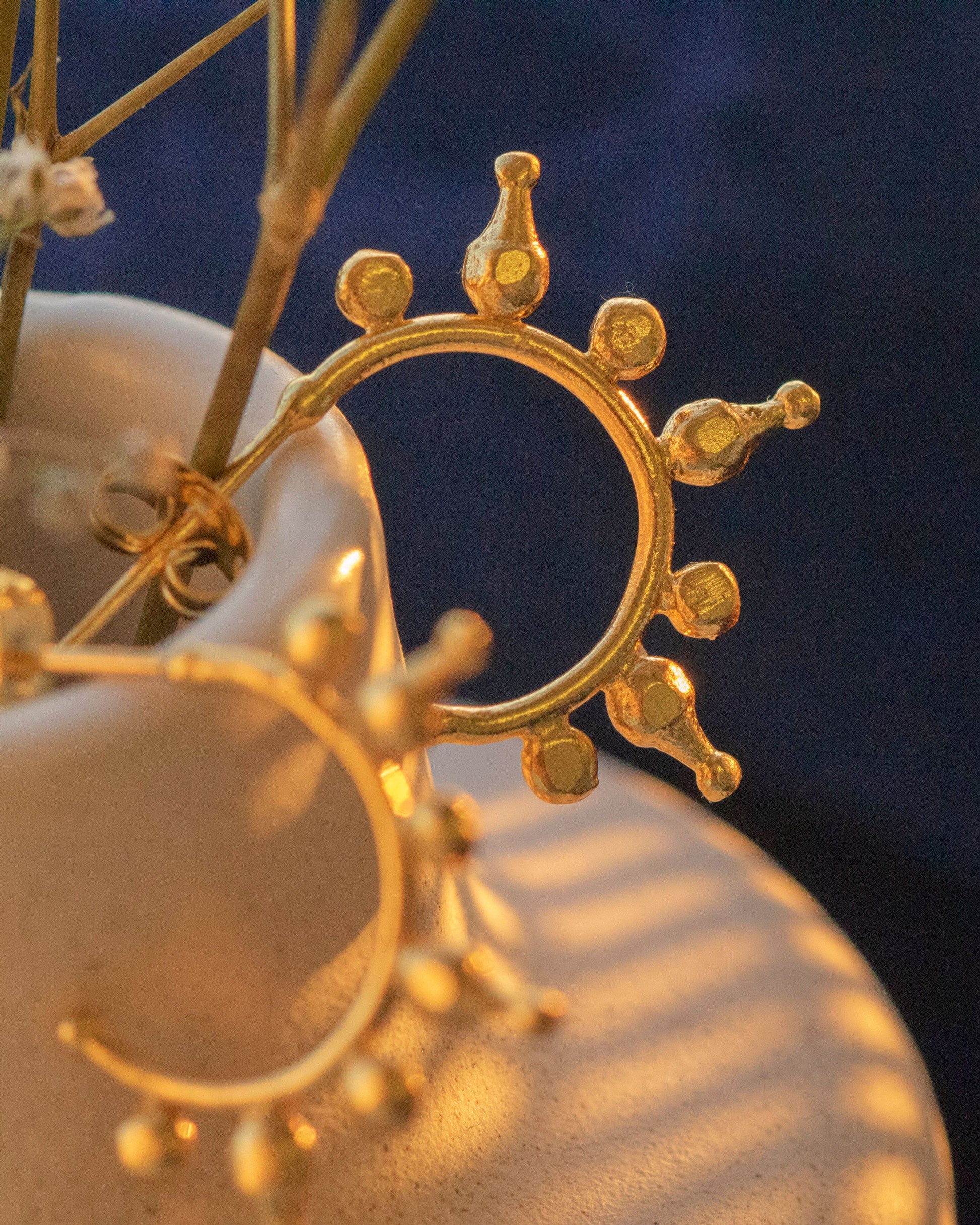 Jale Gold Hoop Earrings