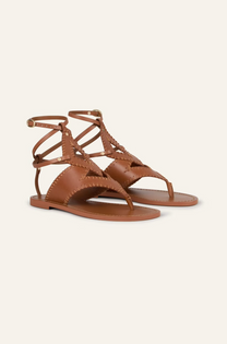 Ba&amp;Sh Capri Sandal - Cognac