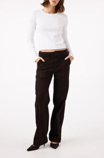 AMO EASY ARMY SLOUCH-  ESPRESSO