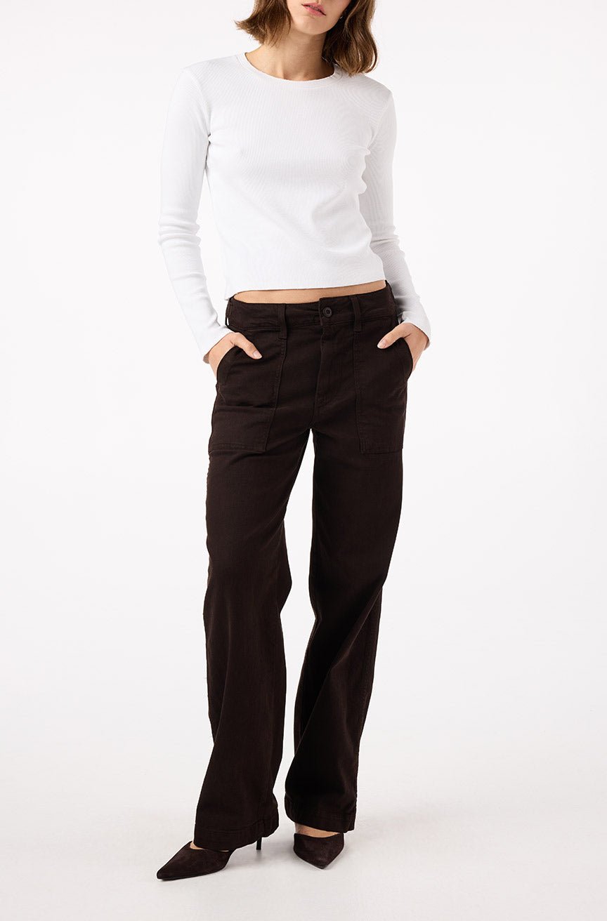 AMO EASY ARMY SLOUCH-  ESPRESSO