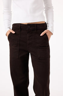 AMO EASY ARMY SLOUCH-  ESPRESSO