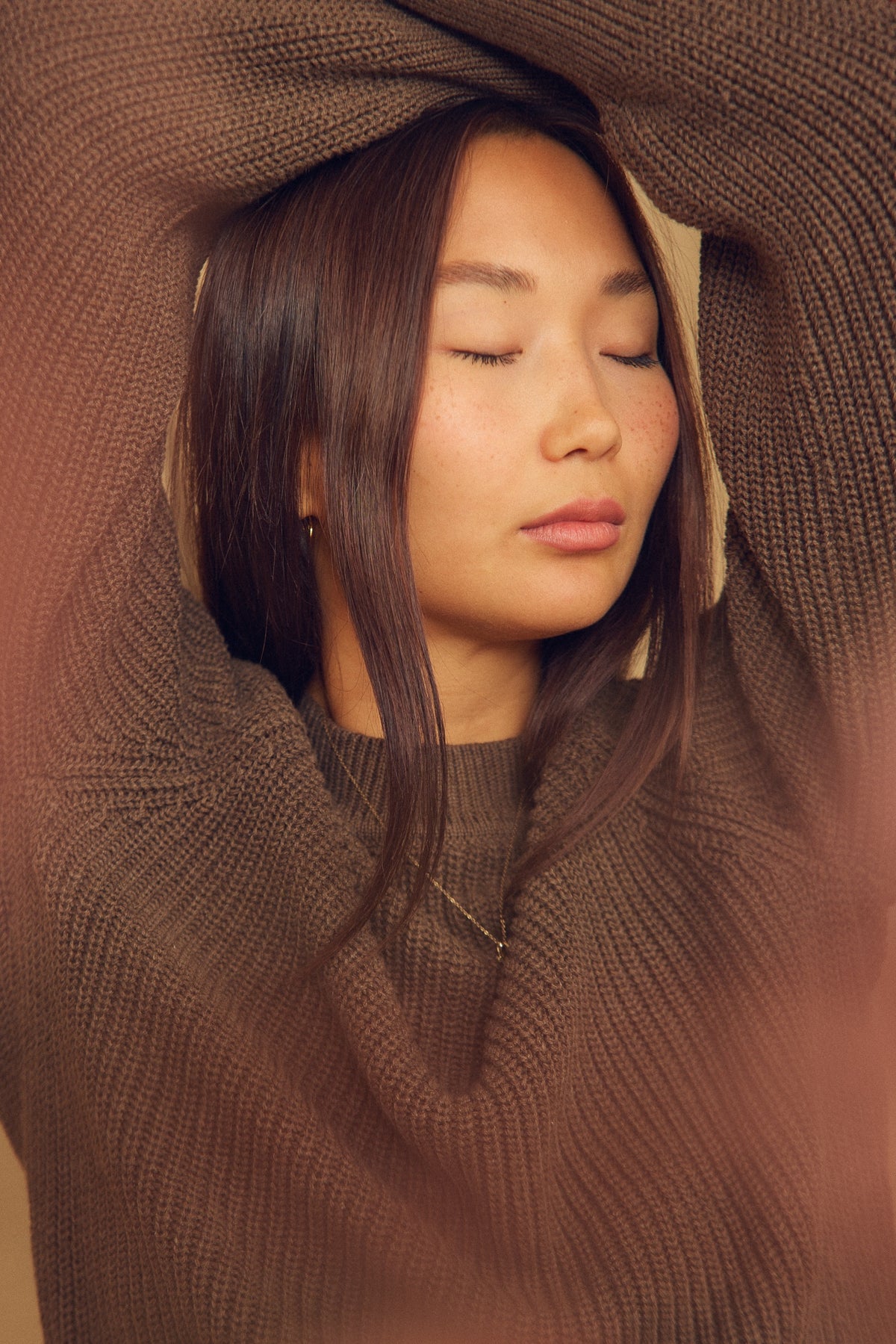 Cossac Organic Vegan Sweater in Cocoa
