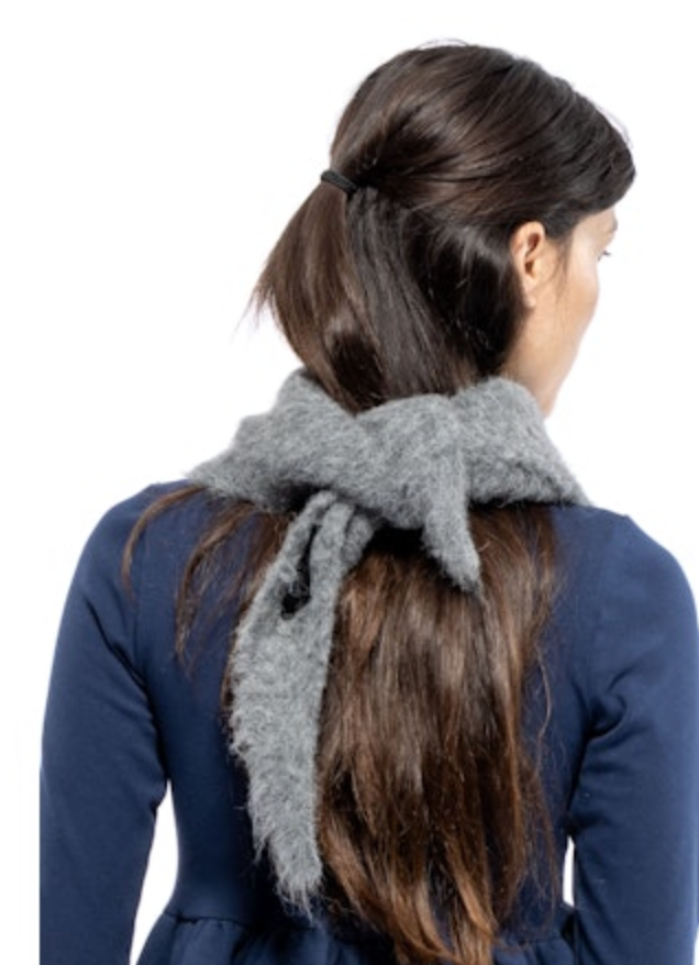 Cadieux Alpaca Bandana- Grey