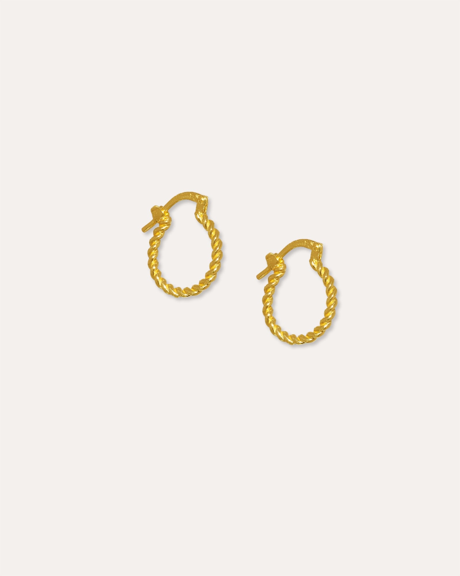 Essential Twist Small Hoop Earrings