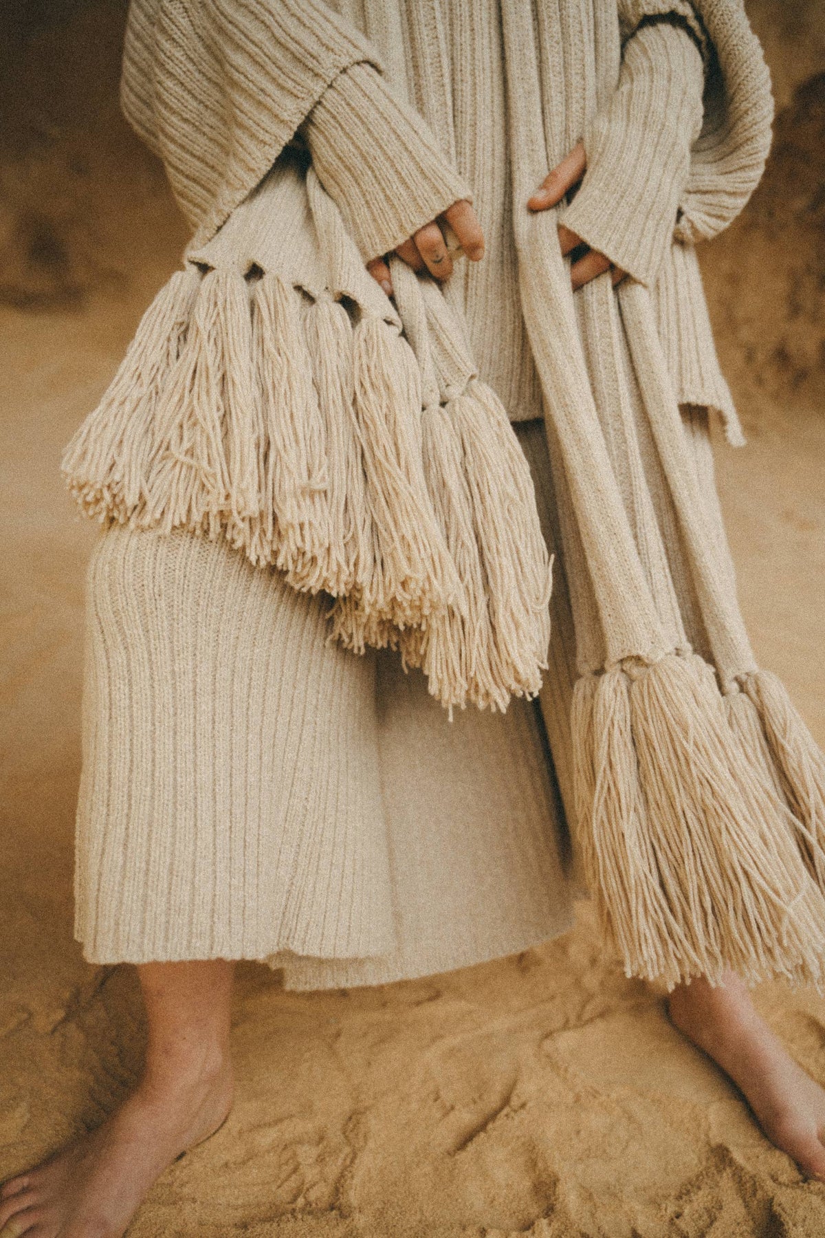 The Native Oversized Alpaca Scarf