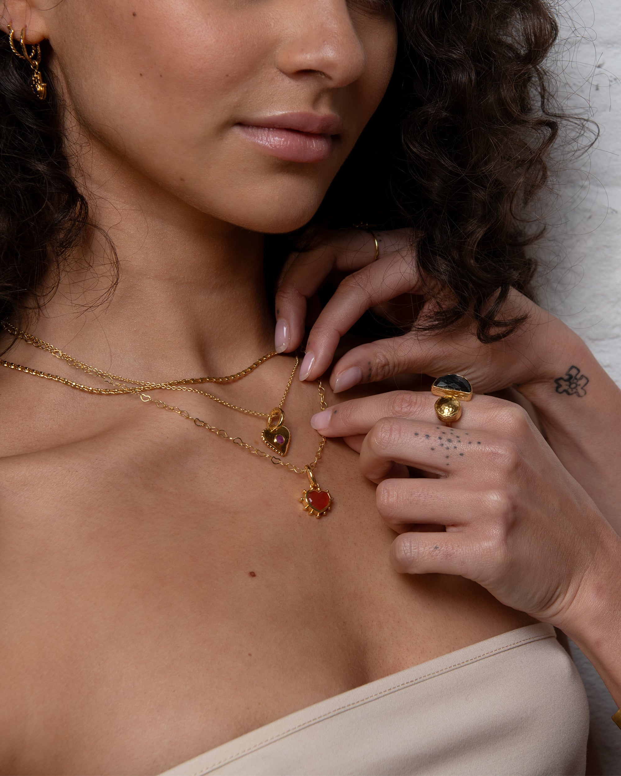 Ruby Heart Charm