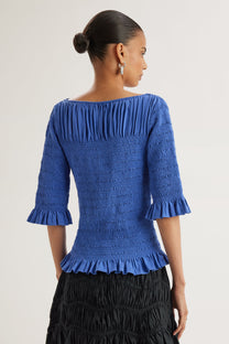 Merlette Apolline Top- Azure