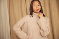 Cossac Alpaca Wool Turtleneck - Ecru