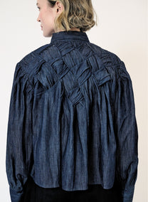Merlette Georgia Top- Dark Wash