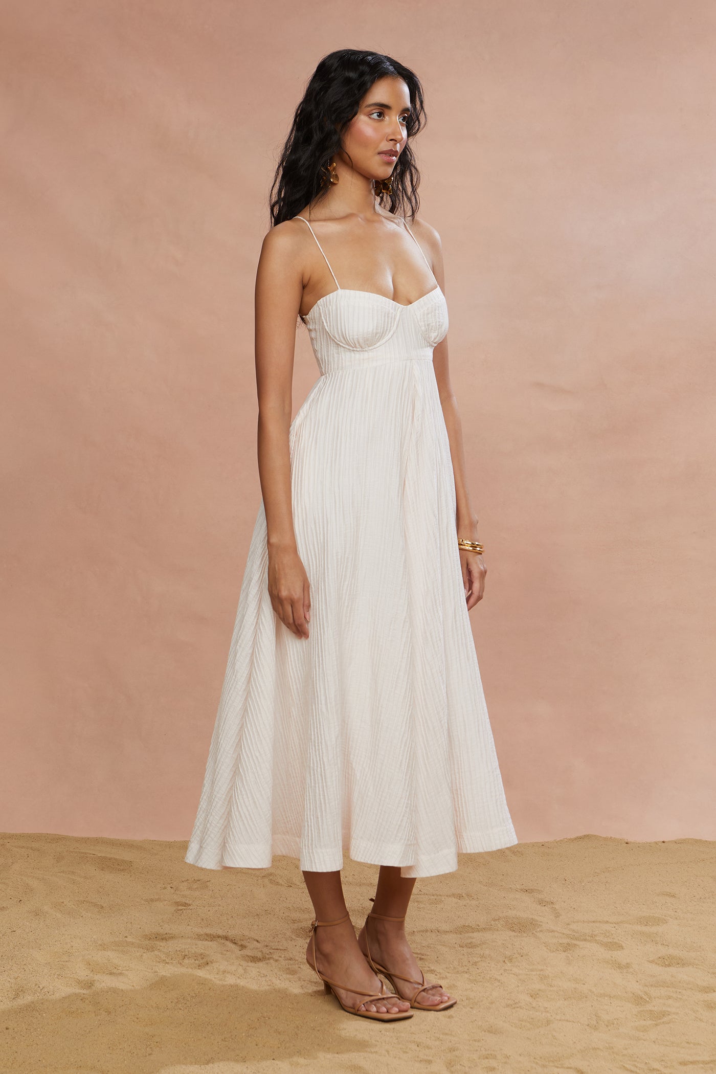 Jill Dress- Sea Salt