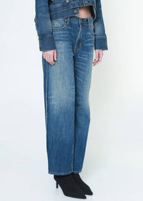 Noend Miley Straight Jeans - French Outseam Detail