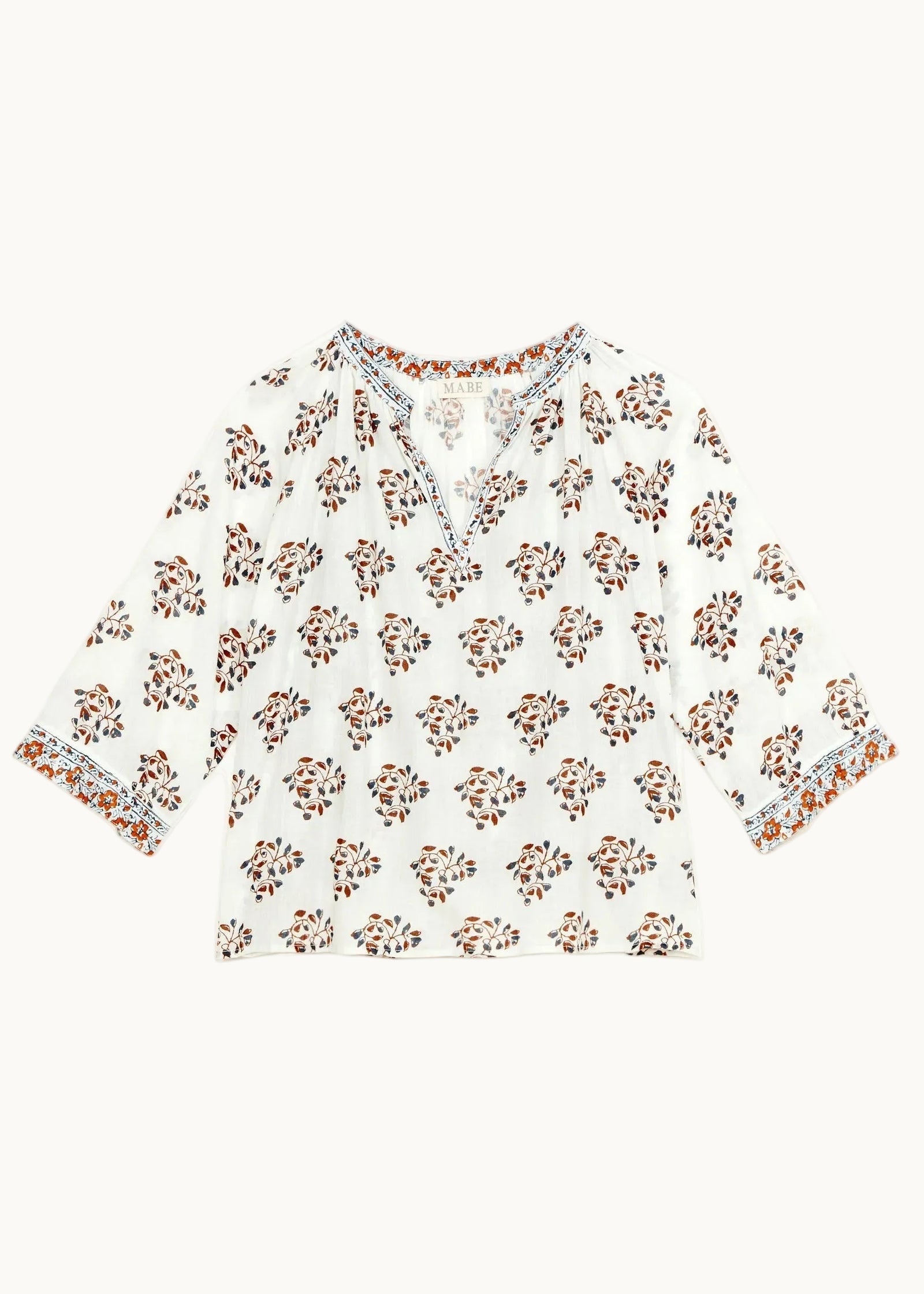 M.A.B.E. Stella Print Blouse