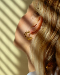 Aylin Gold Hoop Earrings