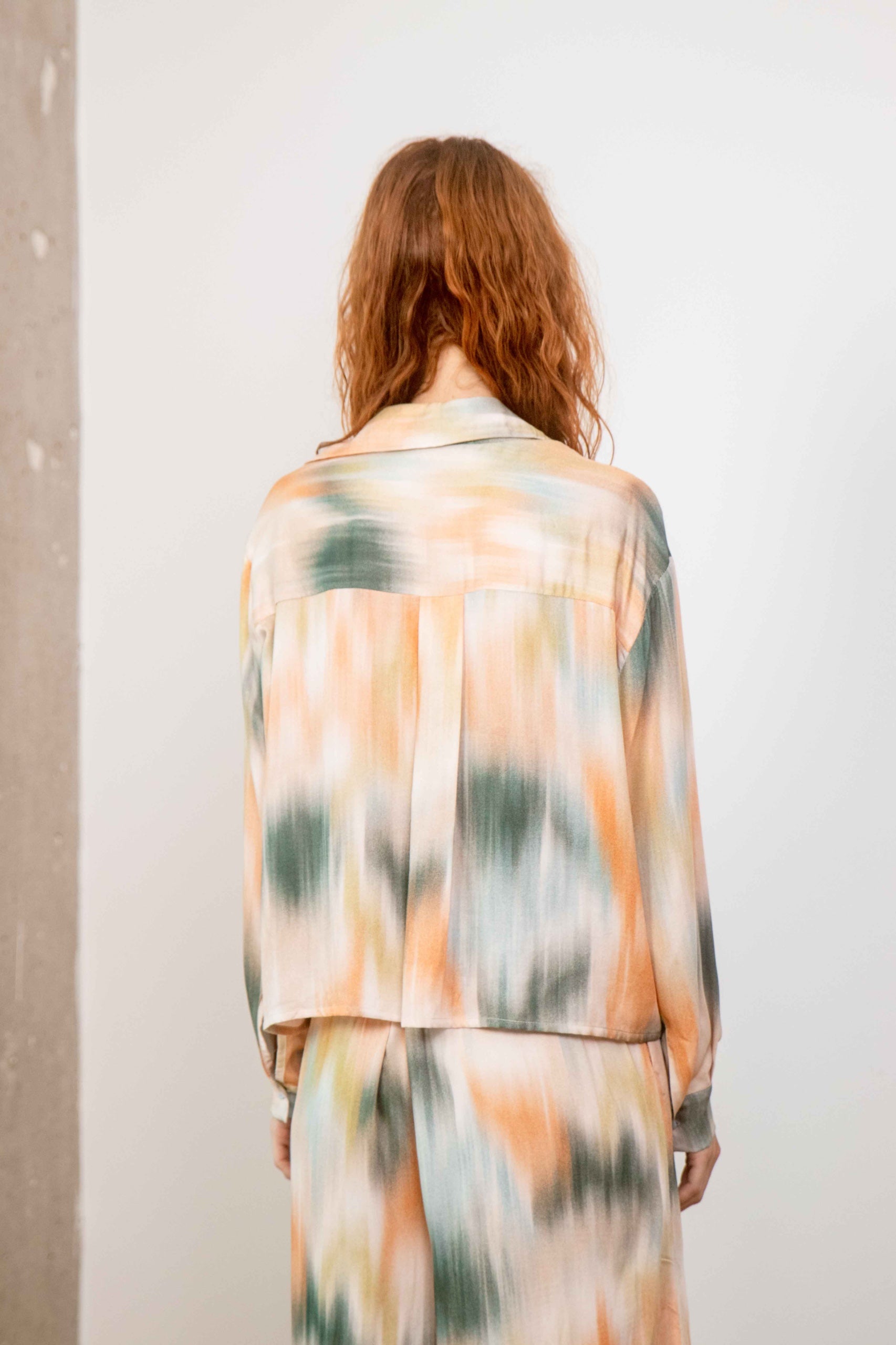 Cossac Wide Ecovero Trousers in Spring Print