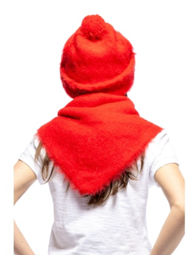 Cadieux Alpaca Bandana- Red