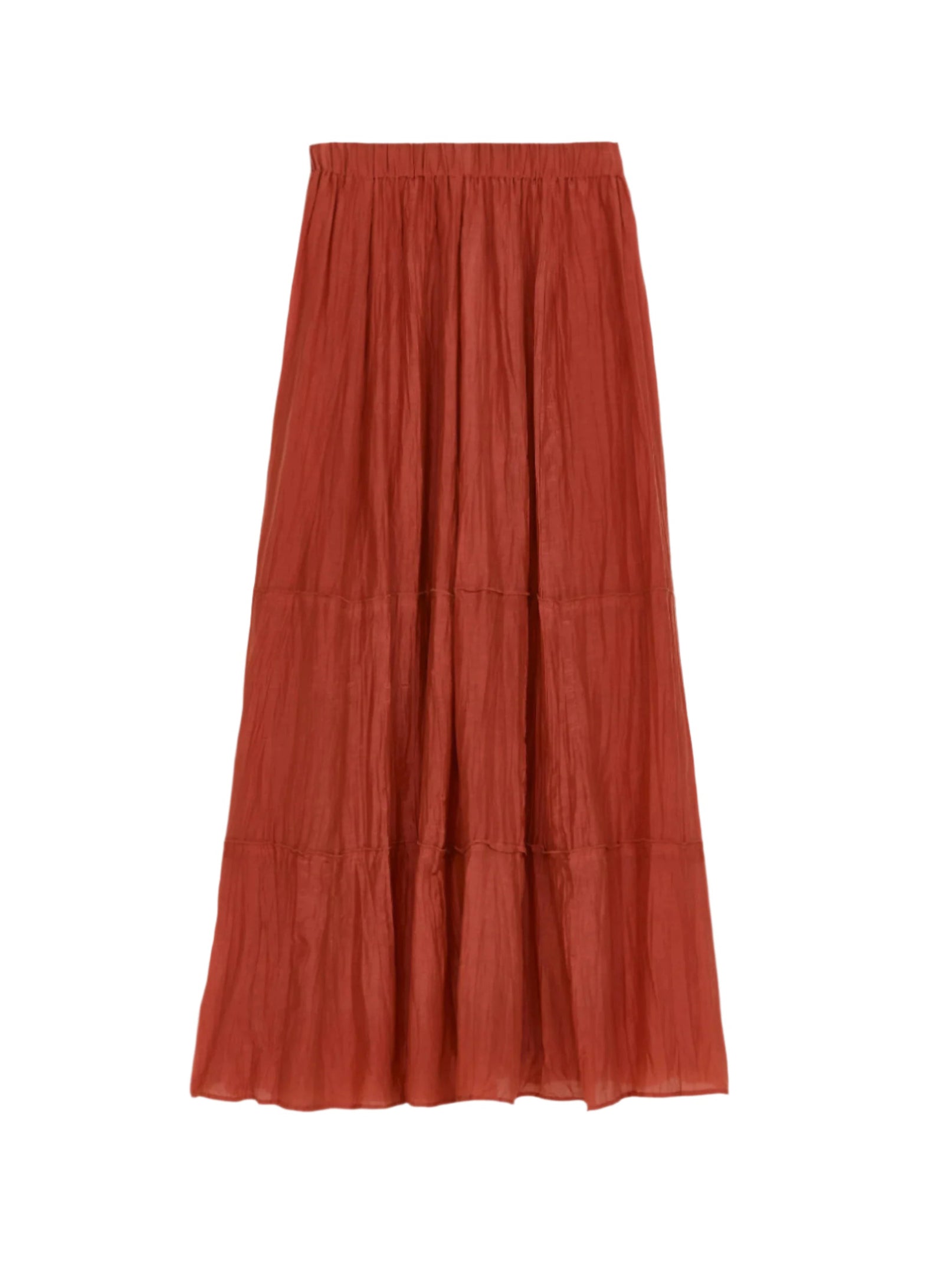 M.A.B.E Kora Cotton Silk Maxi Skirt