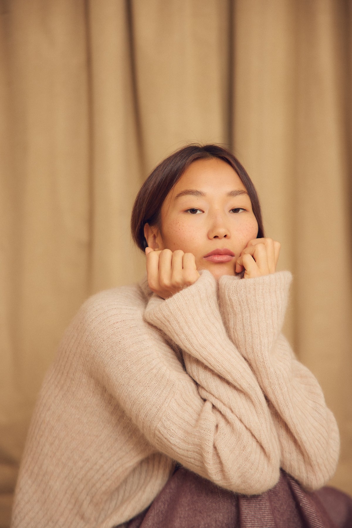Cossac Alpaca Wool Turtleneck - Ecru
