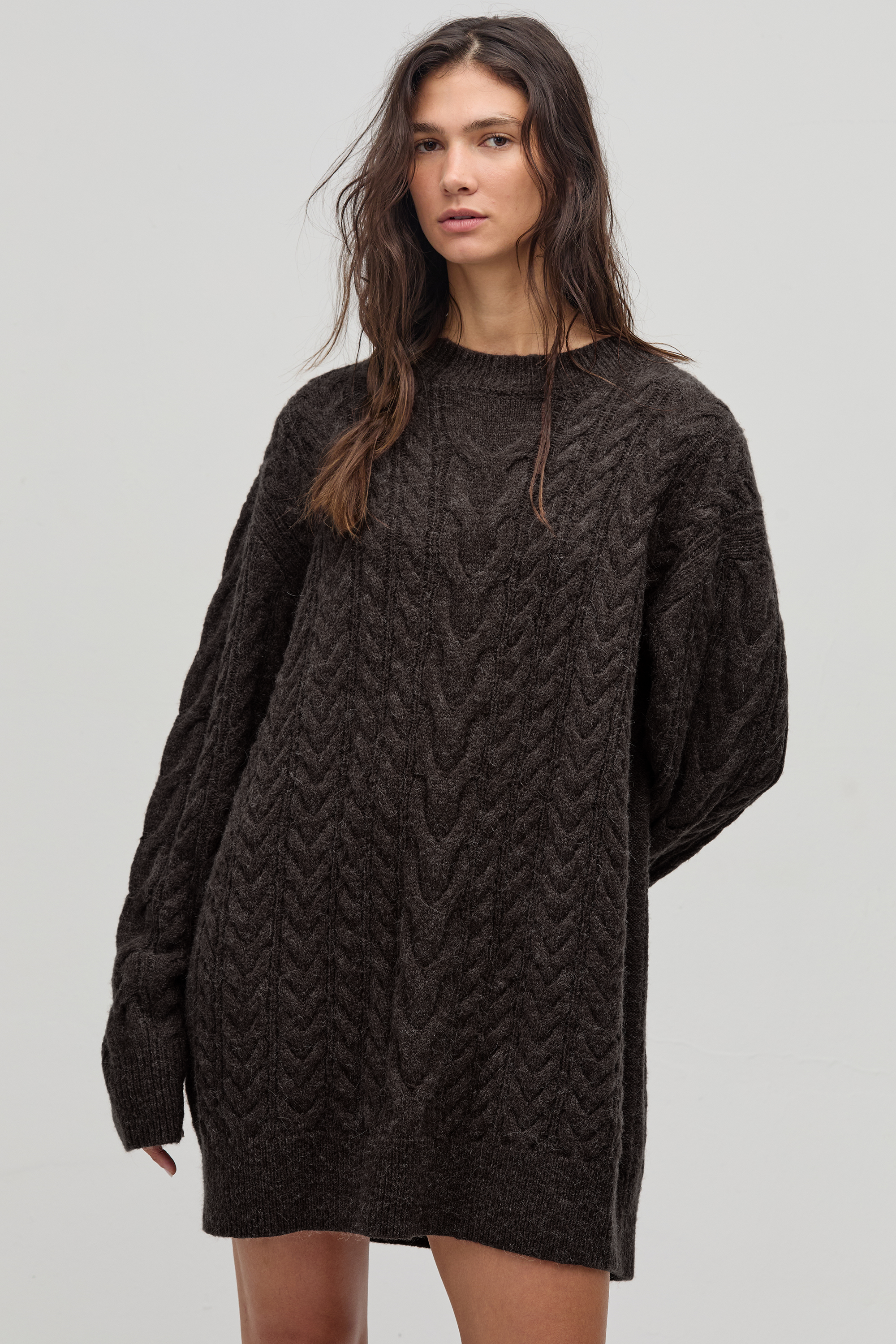 Mayfair Alpaca Sweater- Black