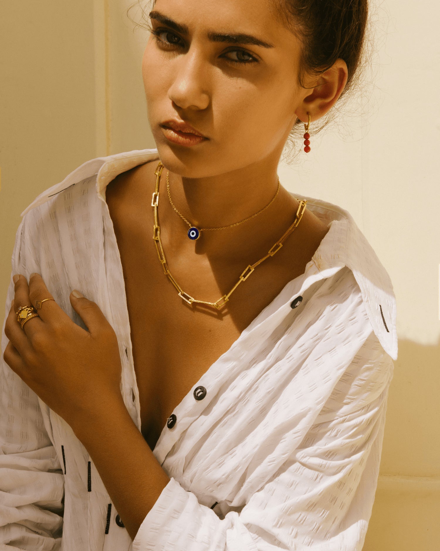 Nazar Navy Evil Eye Necklace