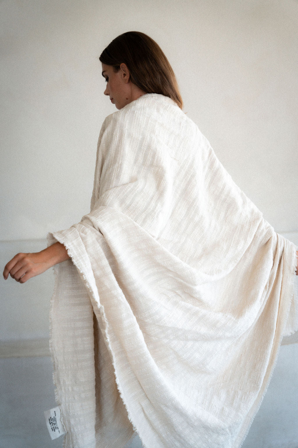 Raw Cotton Beach Wrap