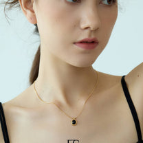 Black Onyx Oval Pendant