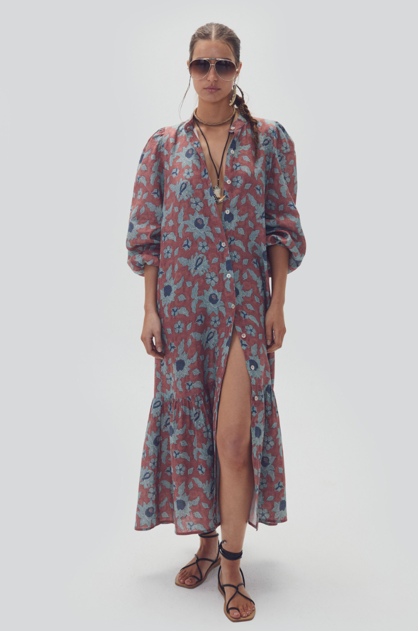 Meknes Linen Dress- Matilde