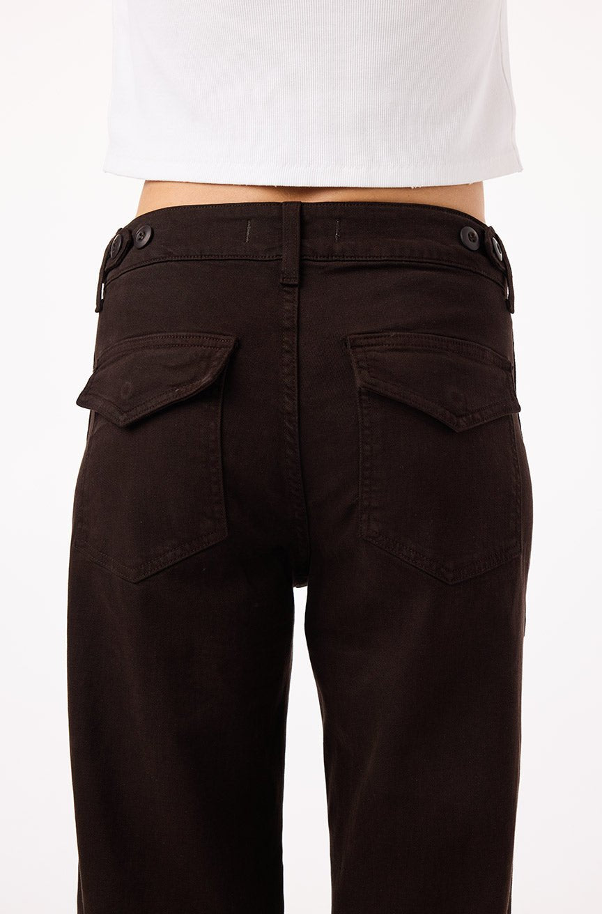 AMO EASY ARMY SLOUCH-  ESPRESSO