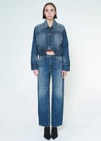 Noend Miley Straight Jeans - French Outseam Detail