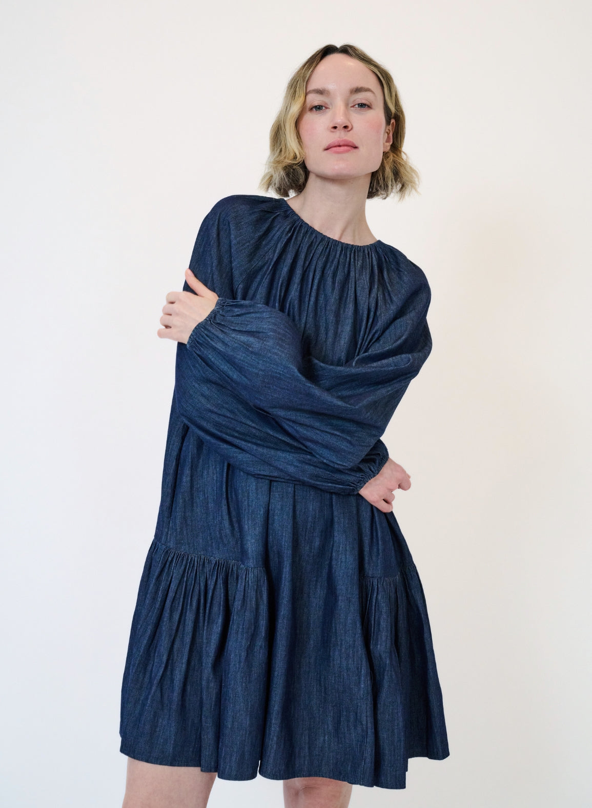 Merlette Seymour Dress- Dark Wash