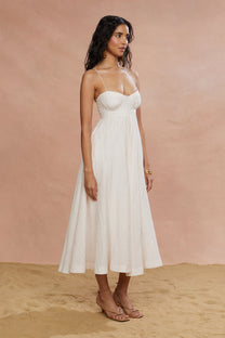 Jill Dress- Sea Salt
