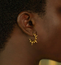 Jale Gold Hoop Earrings