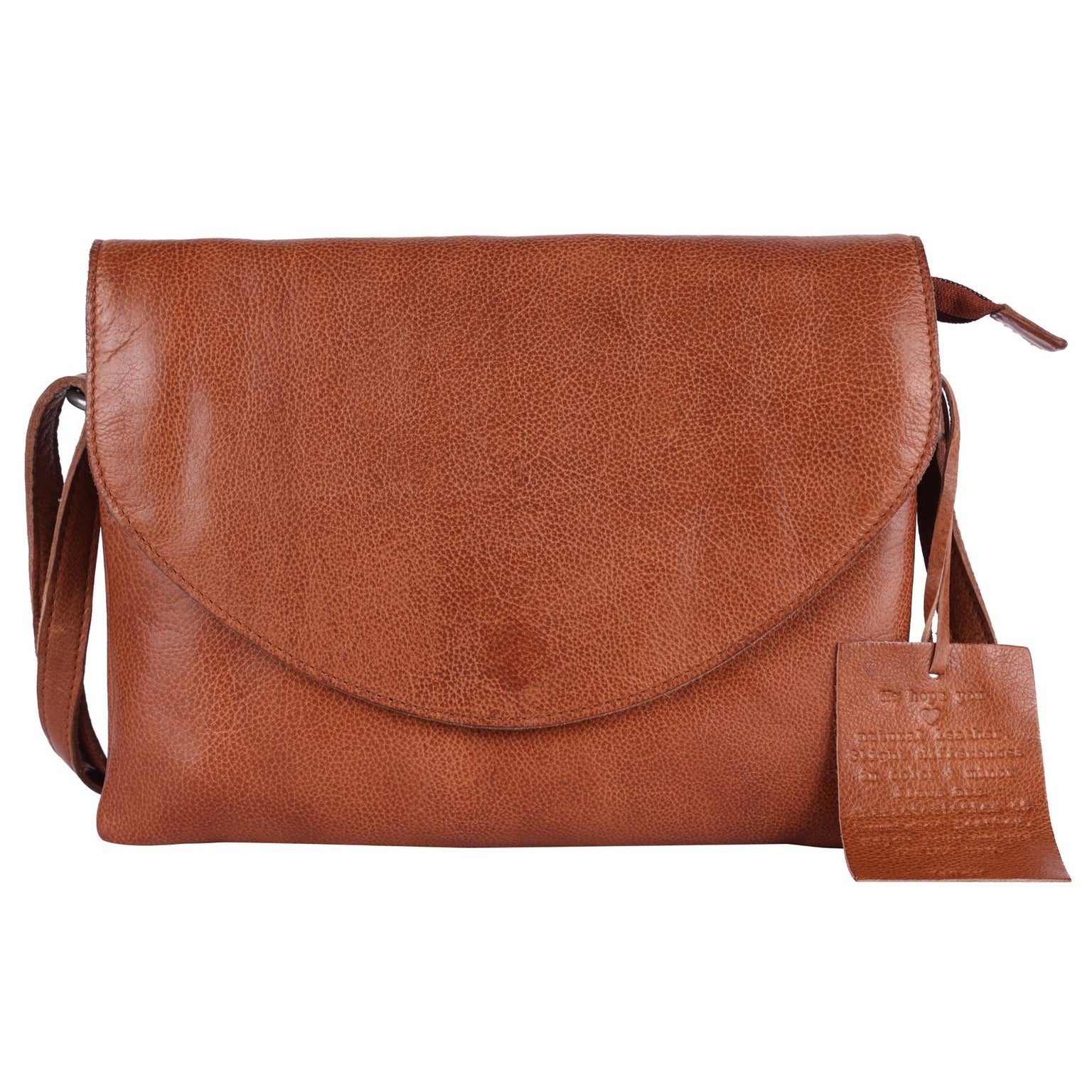 Latico Marcus Crossbody Bag- Cognac