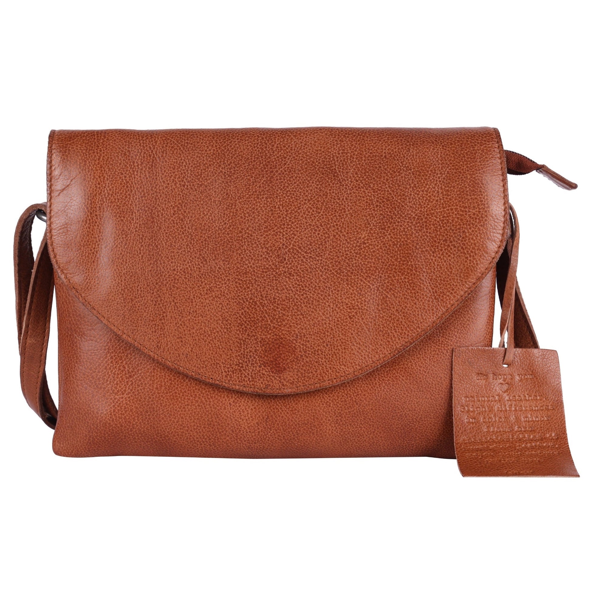 Latico Marcus Crossbody Bag- Cognac