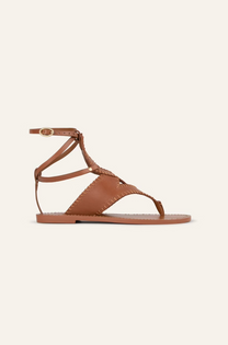 Ba&amp;Sh Capri Sandal - Cognac