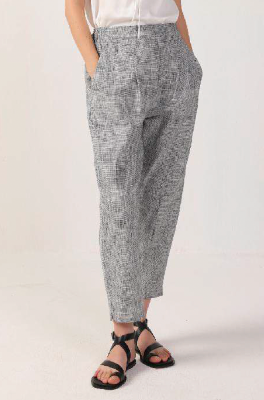 Masha Ankle Pants- Chambray