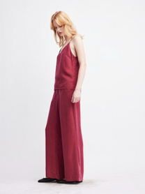 Molly Cupro Camisole- Cranberry