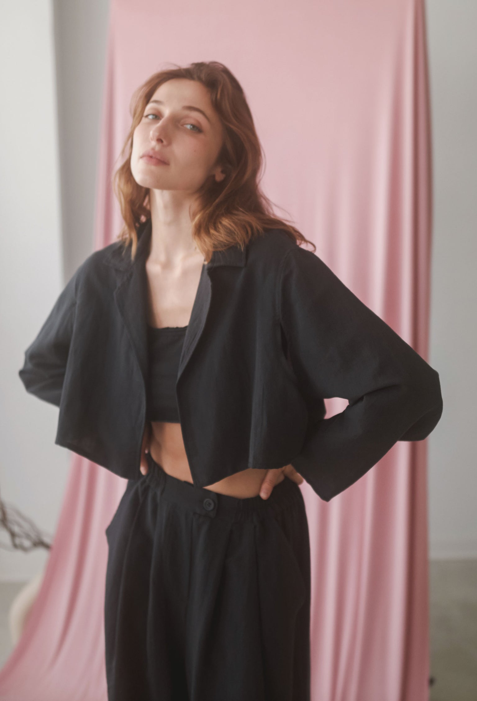 Cossac Black Crop Jacket